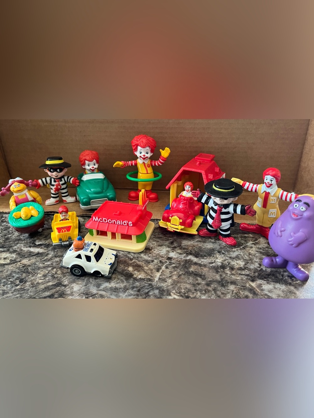Set of 12 Ronald McDonalds toys